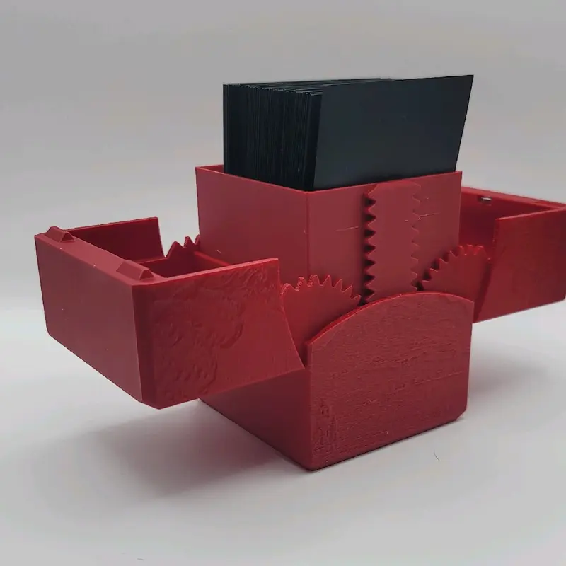MTG Themed Deck Boxes - Mana Themed Deck Box, Durable and Stylish Storage Solution Magnetic Plastic