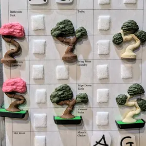 Bonsai Articulating Refrigerator Magnets: Set of 3-Forgecore Licensed Decor