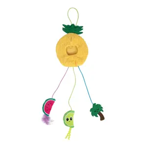 Quirky Kitty Tropical Teaser Doornob Dangler Cat Toy