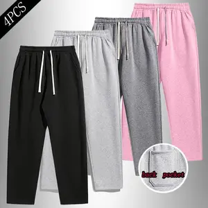 Men's Casual Thickened Loose Belted Jogger Pants With Adjustable Drawstring Outdoor Sports Versatile Trousers Baggy Sweatpants