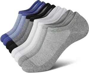 Low Cut Ankle Short Casual Cotton Socks with Non Slip Grips 6-10/11-13 Menswear