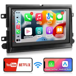 IYING Car Stereo Radio for 2004-2008 Ford F150 F250 F350 with 7 inch Android 12 QLED Display support Wireless CarPlay & Android Auto AM/FM Radio GPS Navigation SWC EQ MIC