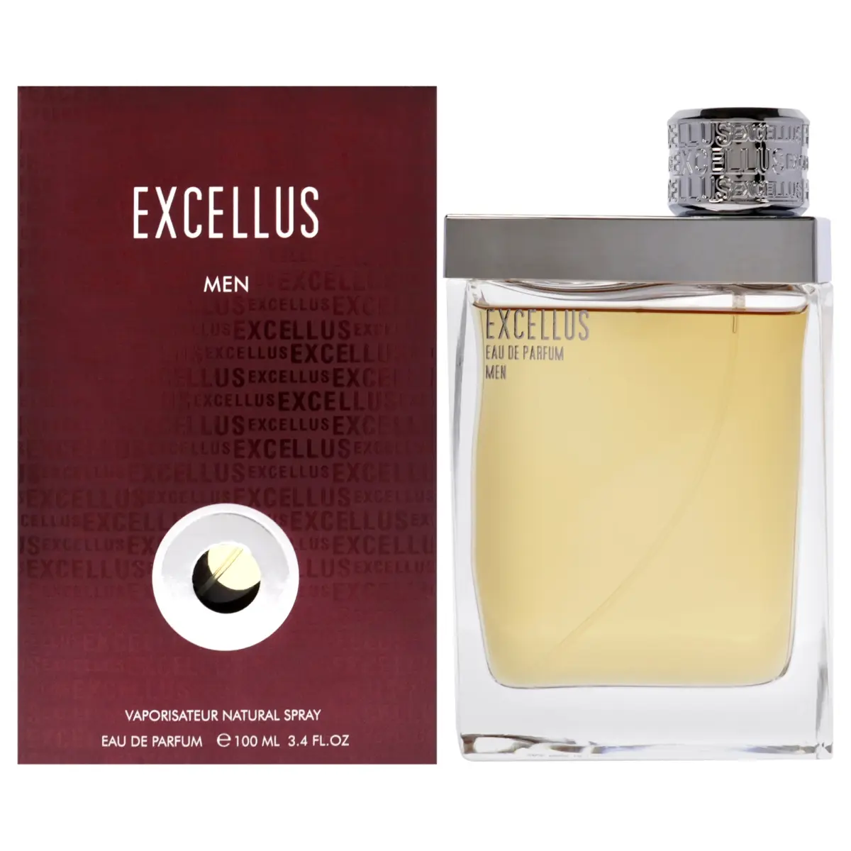 Armaf Excellus EDP Spray for Men, a Woody & Earthy Amber Scent for Smelling Good, 3.4 oz Fragrance Inspiring a Healthy and Happy Life Ahead, 3.4Oz, Signature Scent, Jasmine Accord, Spray Bottle, Neroli Blend, Grapefruit, Citrus, Citrus Blend, Citrus Eau D