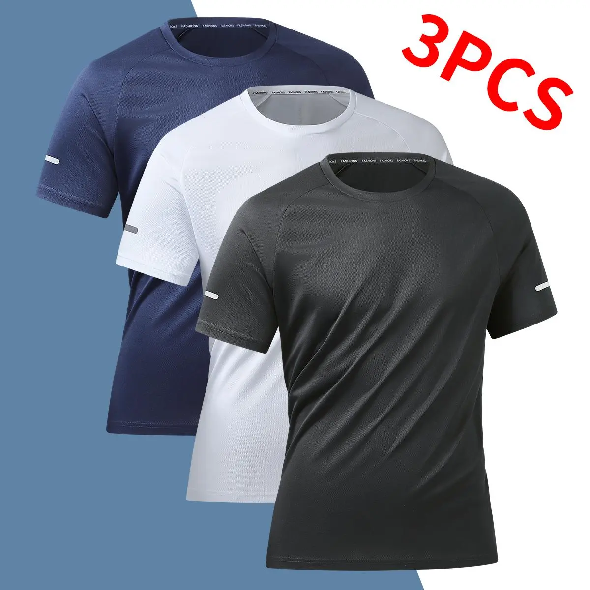 Black + Dark Blue + White