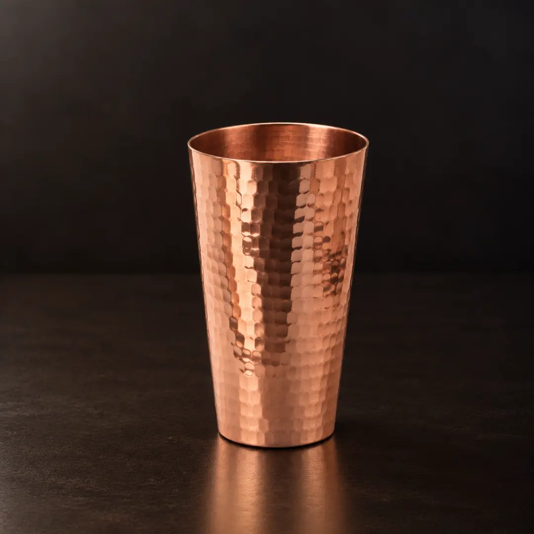 Copper Iced Tea Cup - Ideal for Drinkware and Tumblers Glass Equipment