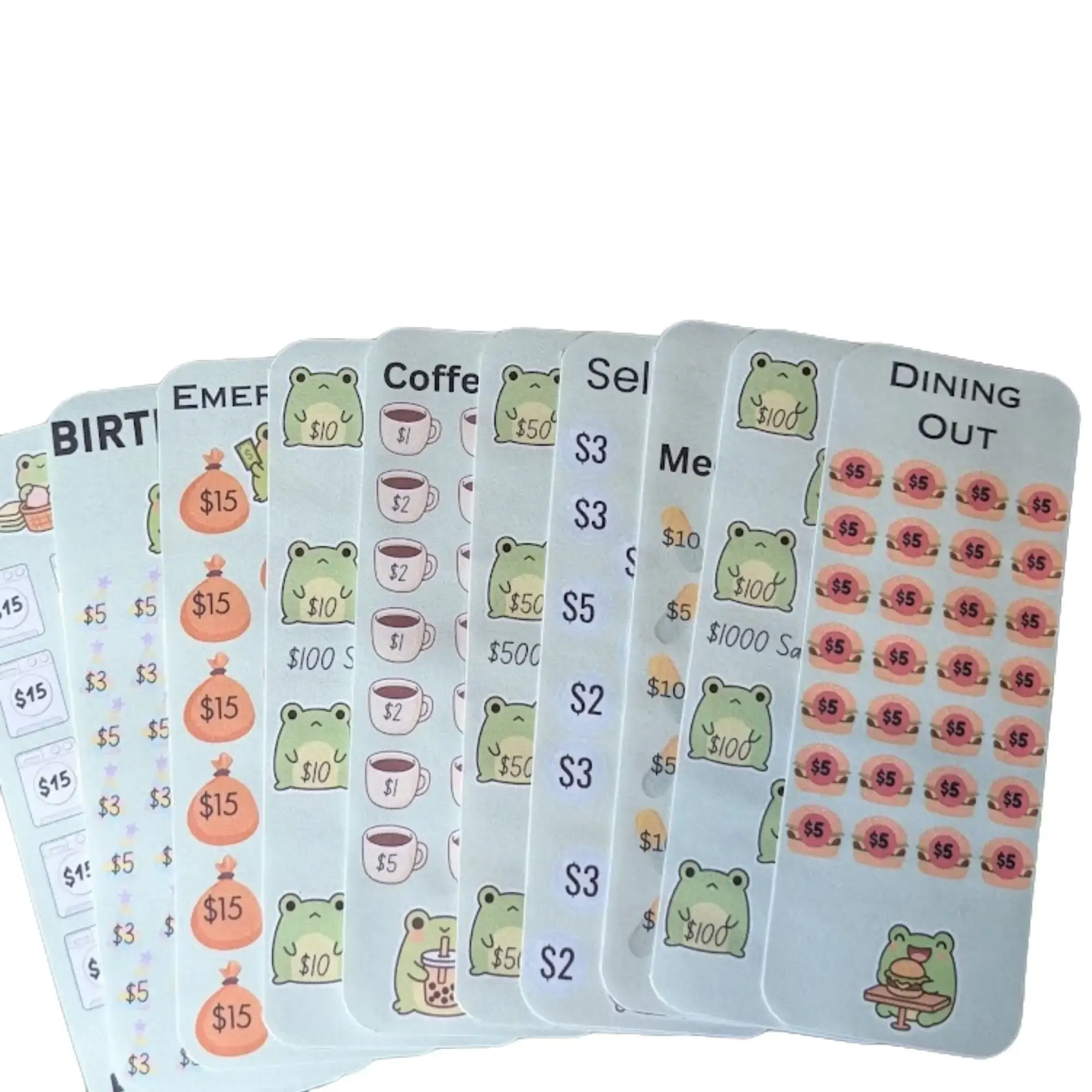 10 Frog Themed Savings Challenges Calender Calendar