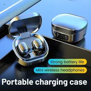 MSHUKCOE Wireless Earbuds, Bluetooth 6.0 In-Ear Headphones with LED Digital Display, 8mm Driver for Deep Bass & HD Sound, Lightweight & Comfortable Fit, Type-C Charging, Smart Touch Control for iPhone & Android