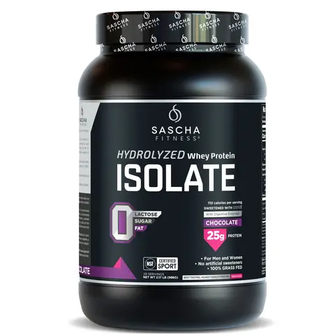 SASCHA FITNESS Hydrolyzed Whey Protein Isolate | Chocolate