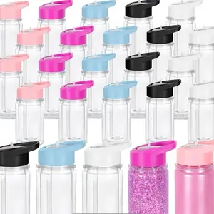 10 oz custom kids snow globe with sippy lid