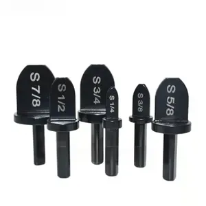 Swaging Tool Drill Bit Set, 2025 New HVAC Repairing Set Air Conditioner Copper Pipe Reamer, Manual Pipe Swage Tool Drill Bit Soft Copper tubing 1/4'', 3/8'',1/2'', 5/8'',3/4'',7/8'' Bits Set