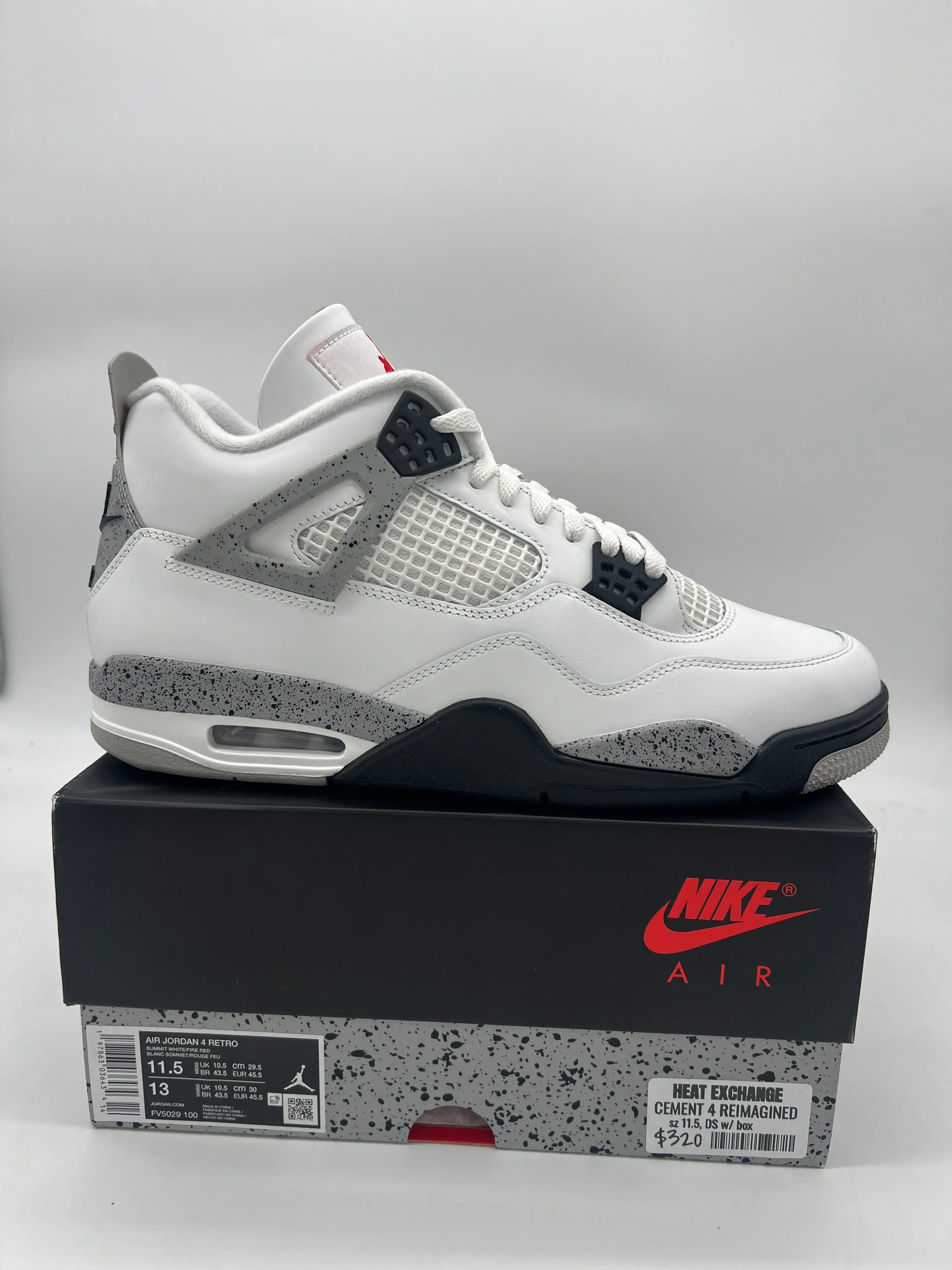 Jordan 4 Retro White Cement Reimagined