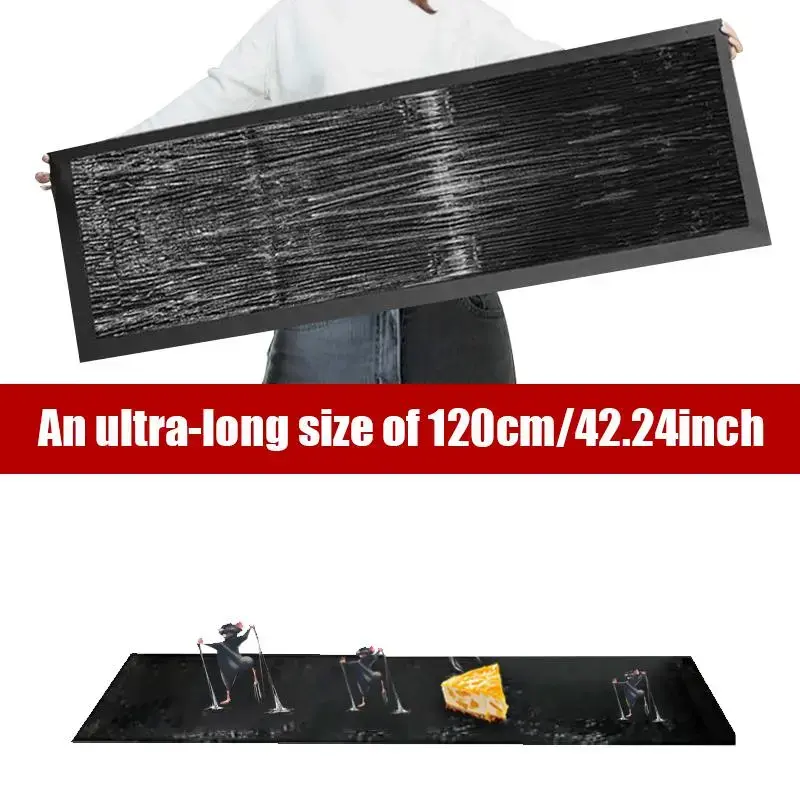 Upgraded Extra Large  Mouse Trap Mat, Heavy-Duty Adhesive Glue Trap, Effective Rodent Catcher, Suitable for Home, Kitchen, Warehouse & All Indoor Spaces Ultra-Sticky Boards