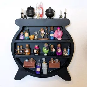 Potions Cauldron miniverse display shelf for Harry Potter Potions series