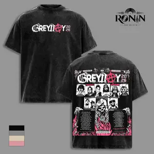 Retro Grey Day 2026 Tour Shirt, Vintage G59 Graphic T-Shirt, G59 Design Streetwear Tee, Underground Rap Hip Hop Graphic Shirt, Concert Tour Merch Aesthetic, Heavyweight Cotton Unisex Tee, Gift For Music Fans