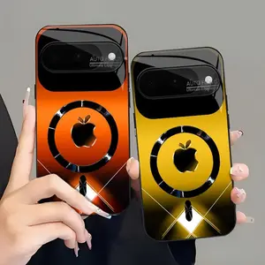 Futuristic Cyberpunk MagSafe Case — Neon Metallic Glossy Magnetic Cover for Google Pixel 10 — 975