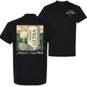 Michelob Ultra Golf Vintage Tshirt/Sweatshirt/Hoodie, Retro Beer Can Golf Graphic Tee, Light Beer Lover Shirt, Classic Unisex Cotton T-Shirt, Casual Summer Tee for Men and Women, Masters Golf 2026