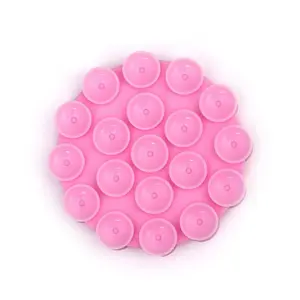 Silicone Suction Cups 19pcs Round Adhesive Backing, Strong Grip Non-Slip Waterproof, Versatile Household Essentials