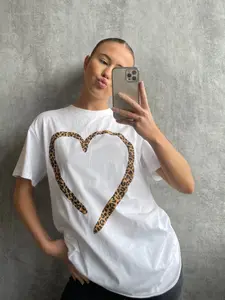 Leopard Heart T-Shirt