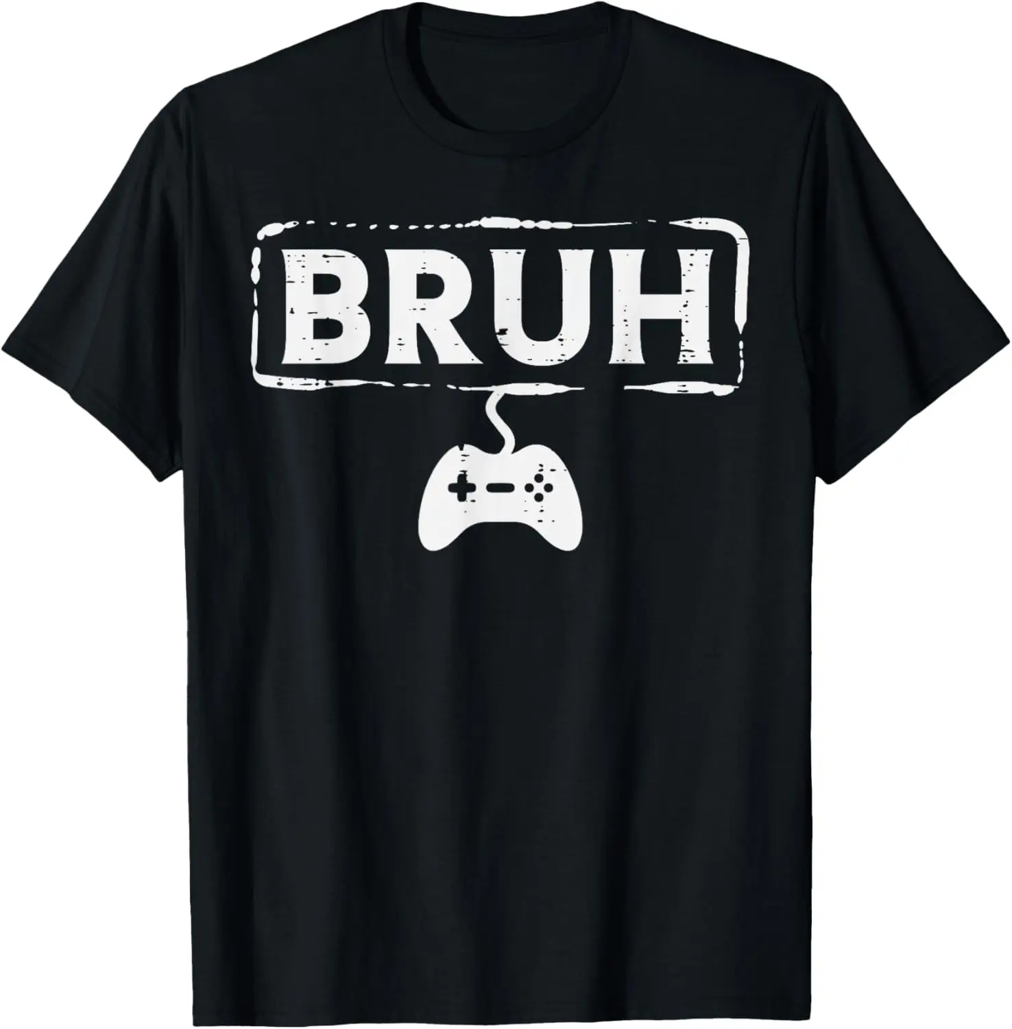 Gamer Bruh Video Game Funny Gaming Teen Men Boys Cotton T-Shirt