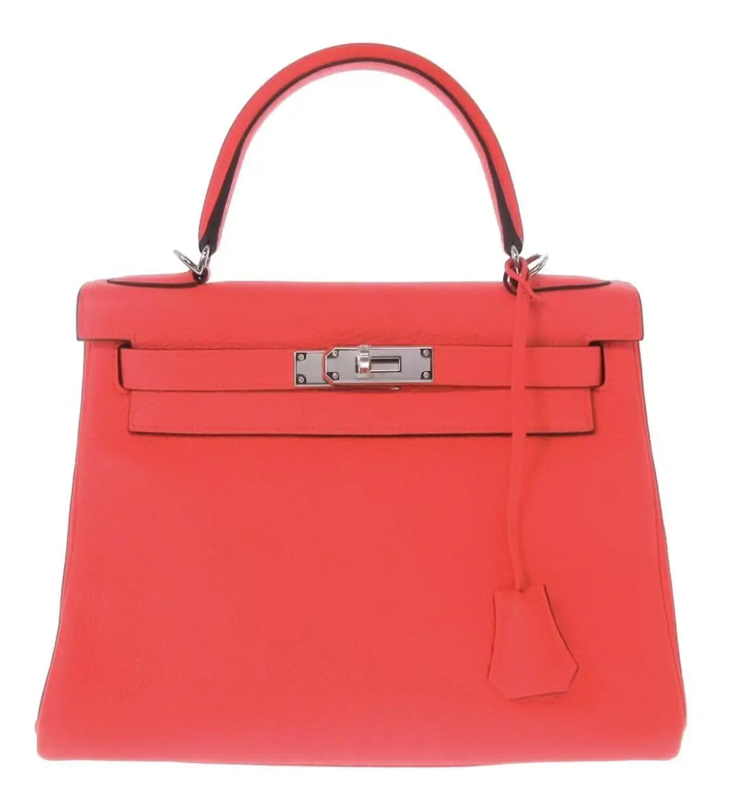Pre-owned HERMÈS leather Handbags Kelly 28 Handbag 4000020720304