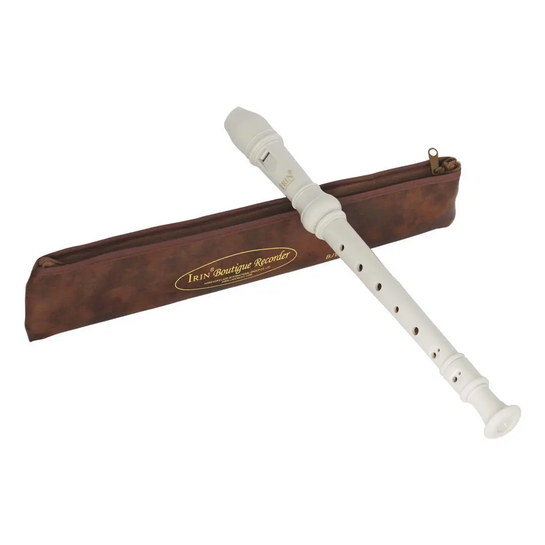 Baroque Recorder, Professional White Recorder with Storage Bag, Musical Instrument for Students, Teachers, Beginners, Musical Instrument for Home School