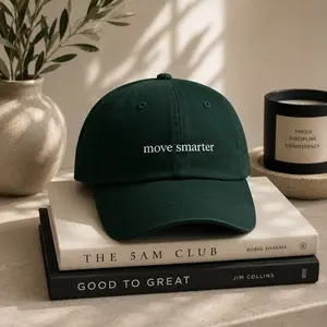 Move Smarter Hat, Embroidered Dad Hat for Real Estate Agents & Entrepreneurs