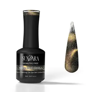 Witch Head Nebula-Flashing Disco Cat Eye Gel Polish