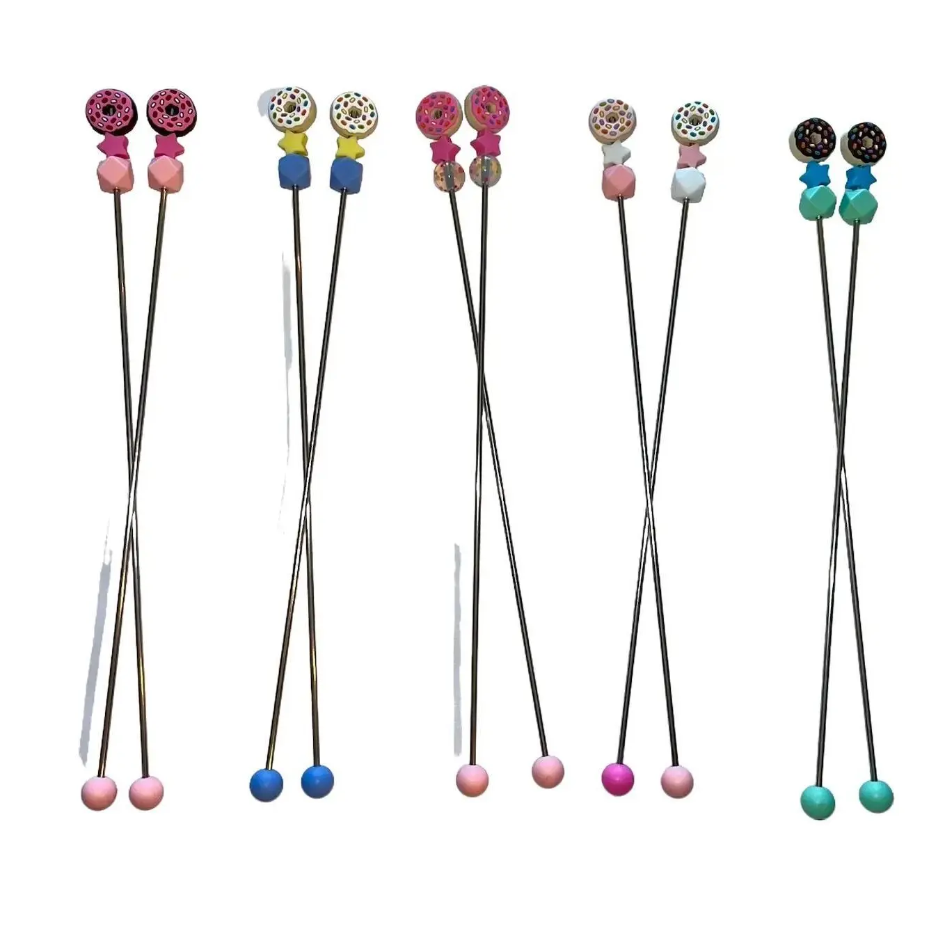Delicious Donuts - Amigurumi Sticks - Crochet and Crafting Tool