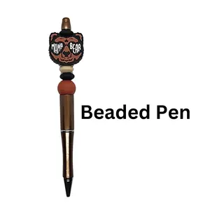 Beaded Pen Mama Bear, Writing Pen, Bear, Mama