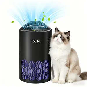 ToLife Air Purifier K1 – HEPA Filter for Pet Allergies & Dust! Quiet Sleep Mode, Portable, Perfect for Home & Office