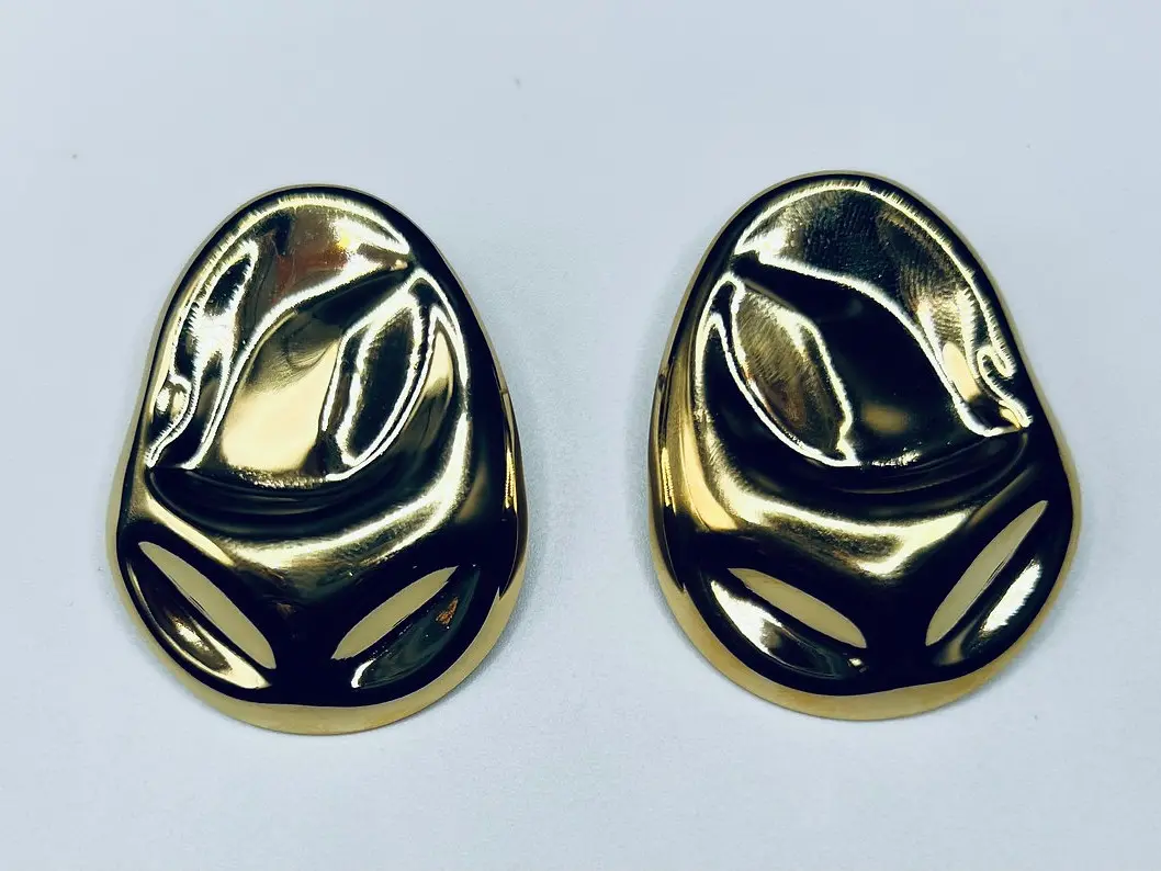 DIVINE FEMME GOLDEN EGG EARRINGS