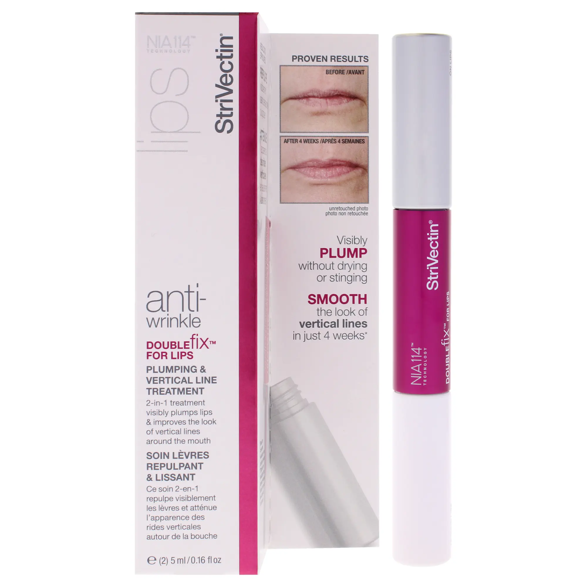 DoubleFix For Lips Treatment by Strivectin for Unisex - 0.16 oz Treatment