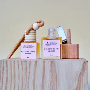 welcome to the islands aromatherapy car diffuser | car air freshener | long lasting fresh scent | car accessories