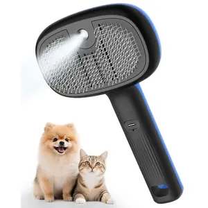 Steam Brush for Shedding and ,Pet Spray Hair Removal Comb,Deshedding  Brush for Short and Long Haired Dogs, Brushes for Indoor Cats.
