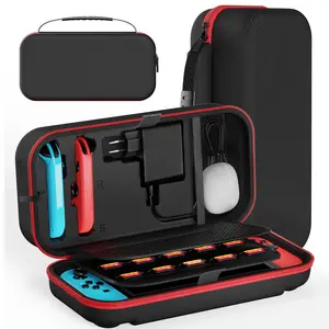 Carrying Case ComaptibleWeekly Dealswith New Switch 2 Bundle Kit /Single Case -HardShell Travel Case with 24 Game Card Slots, Joy-Con& Accessory Storage, Travel Carrying Case Pouch forConsole &Accessories(Accessories only in Casebundle)