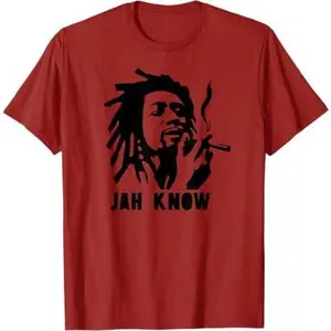 JAH KNOW Rasta Clothing Haile Selassie Reggae Rastafari Ital T-Shirt