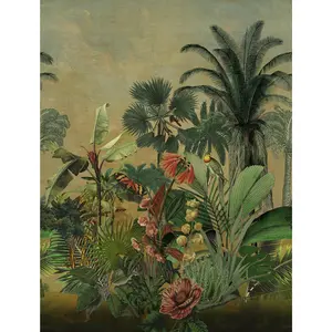 Mr. Kate Hilo Tropical Island Tapestry Peel and Stick Mural