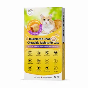 Cassiel Pet Cat Care Chews, ChickenFlavor, Digestive Wellness, Herbal Formula, Easy to Feed, Skin & Coat Support