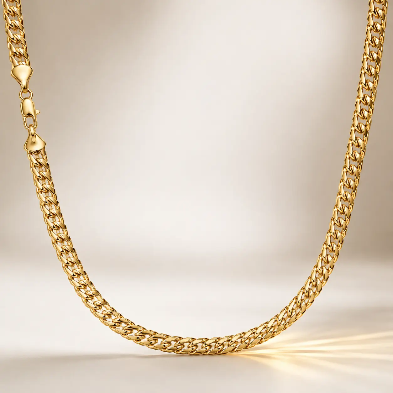 10mm 14K Gold Metal Coating Embossed Cuban Link Chain Necklace, Unisex Chunky Hip Hop Jewelry, Everyday Fashion Gift for Anniversary Memorial, Faith Cross Dainty Exquisite Practical Accessory