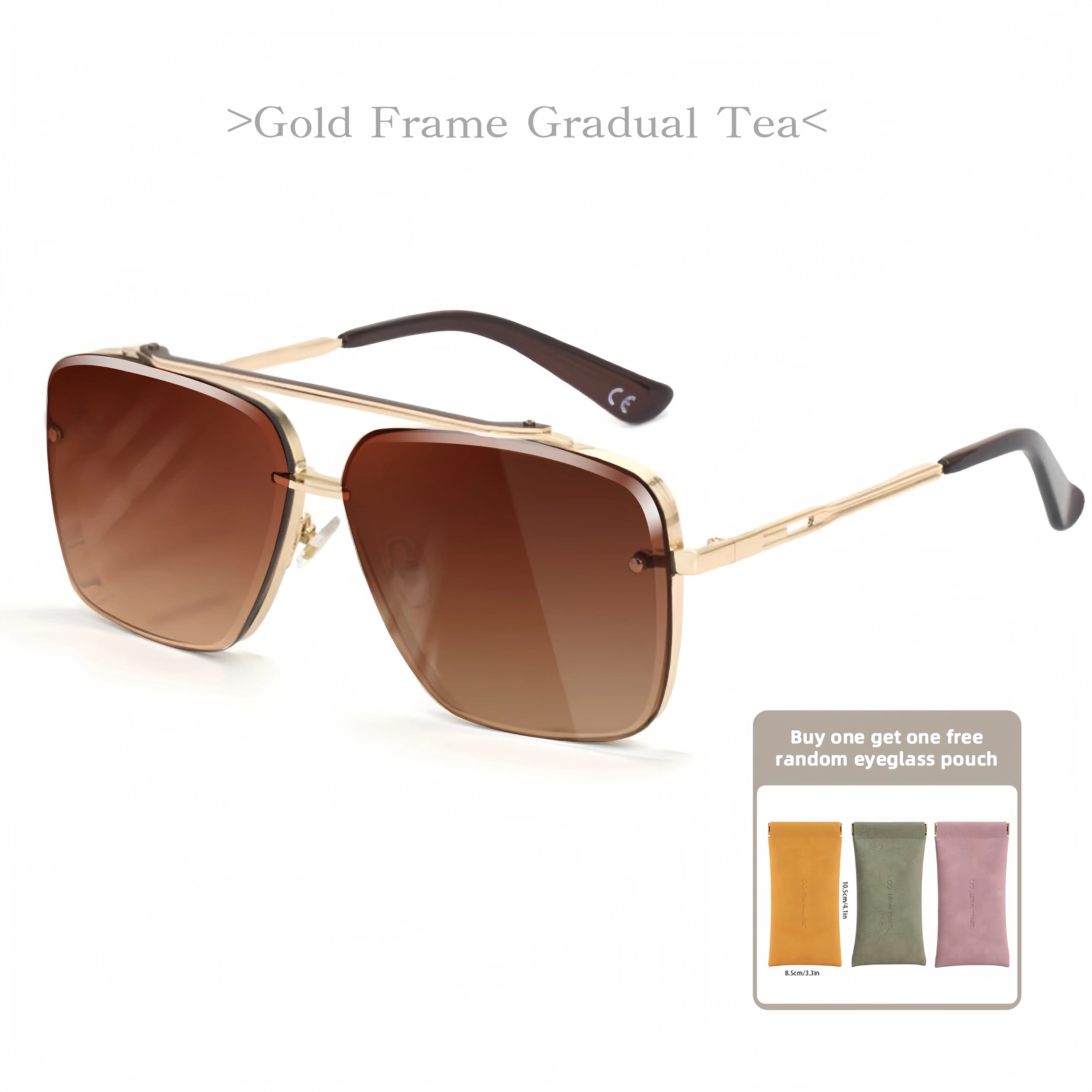 Y2K Tangle Free Retro Aviator Sunglasses for Men and Women 