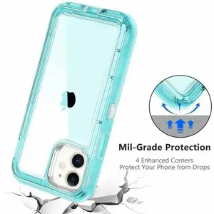 360 Shockproof 3-in-1 Dropproof Heavy Duty Case For iPhone 17 Air 16e 16 15 14 13 12 Mini 11 Pro XS Max XR 8 7 Plus Guard Cover