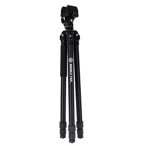 Double Tap Industries Aluminum Tripod For Photography | Stronghold Lite With Saddle Clamp And Adjustable Height | Made In USA