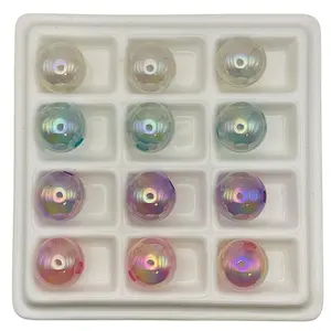 Pastel Glow in the Dark Beads – Create Your Own Mix | Iridescent Acrylic Beads for Pens & DIY Crafts