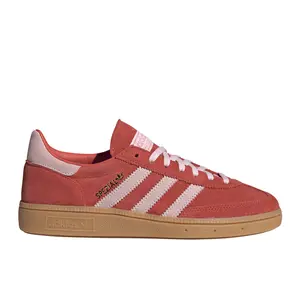 adidas Womens Handball Spezial Lace Up Sneakers Shoes Casual - Red