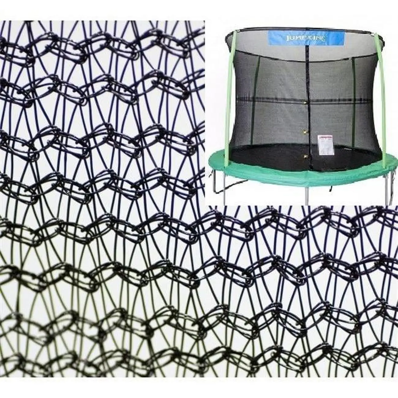 NET14-JP4-5.5JK Standard Size Enclosure Netting Mesh, 14 ft. for 4 Poles with 5.5 in. Spring Support, Functional