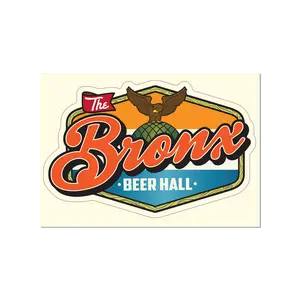 Bronx Beer Hall Sticker Postcard