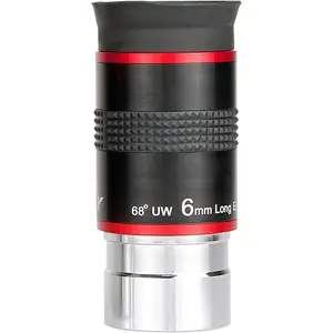 SVBONY Telescope Eyepiece, 68 Degree Ultra Wide Angle Eyepiece 6mm, High Definition Fully Coated Telescope Accessories for Planetary Observation