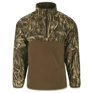 No chest pocket Quarter Zip Jacket Drake Pullover Sale Drake Waterfowl MST 1/4 Zip Refuge Eqwader Jacket