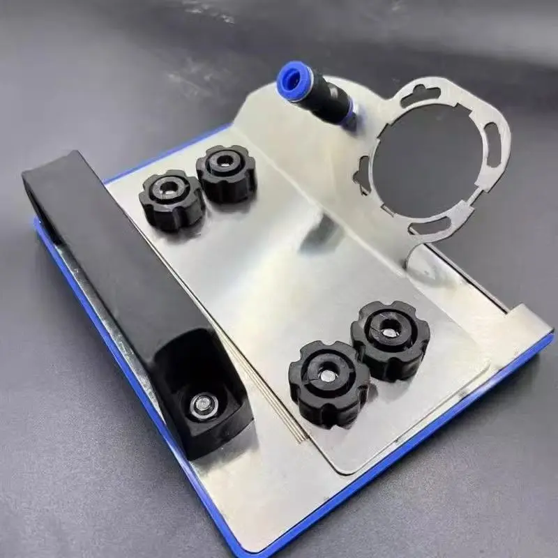 Portable Angle Grinder with Fixed Stand - 45° Tile & Woodworking Chamfering Tool for General Use (New Device)