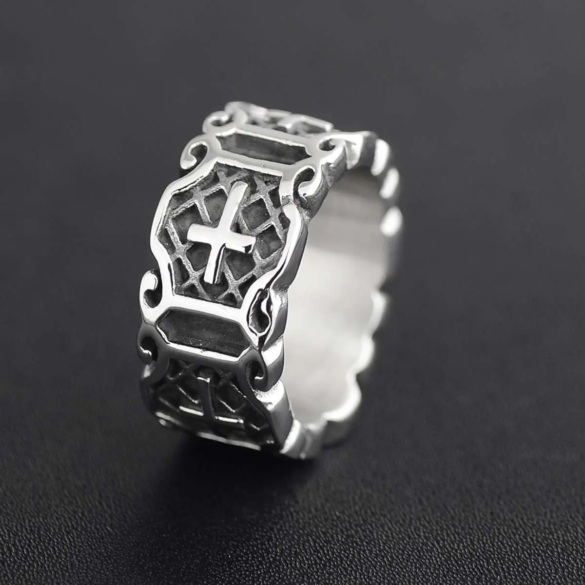 Vintage Inspired Adjustable Open Ring - Elegant Niche Creative Artificial Gemstone Jewelry for Daily Wear, Vintage Inspired Ring